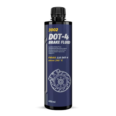 MANNOL- PŁYN HAMULCOWY  DOT-4 0,45 L