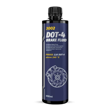 MANNOL- PŁYN HAMULCOWY  DOT-4 0,45 L